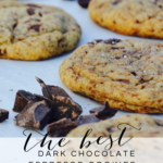 dark chocolate chip cookies espresso