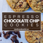 dark chocolate chip cookies espresso