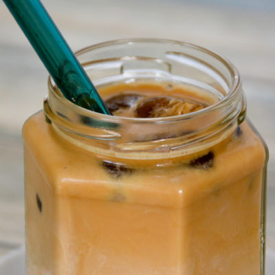 Honey Vanilla Oat Milk Iced Latte