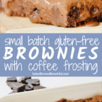 best small batch brownies recipe with coffee frosting