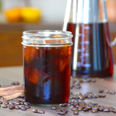 ovalware cold brew maker on table