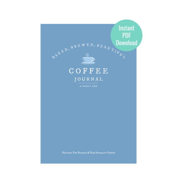 digital coffee journal cover