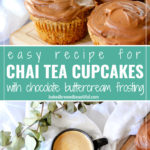 chai tea cupcakes and coffee